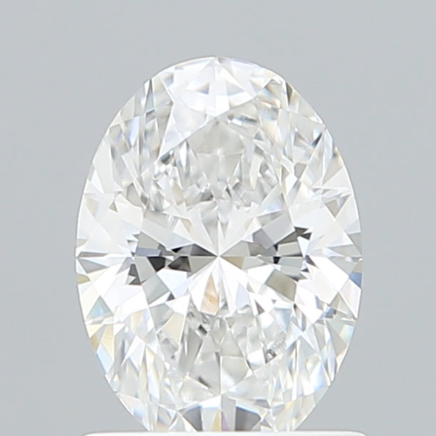 1.08 Carat Oval Shaped, Ideal Cut, D Color, VVS2 Clarity, IGI Certified Lab Grown Diamond