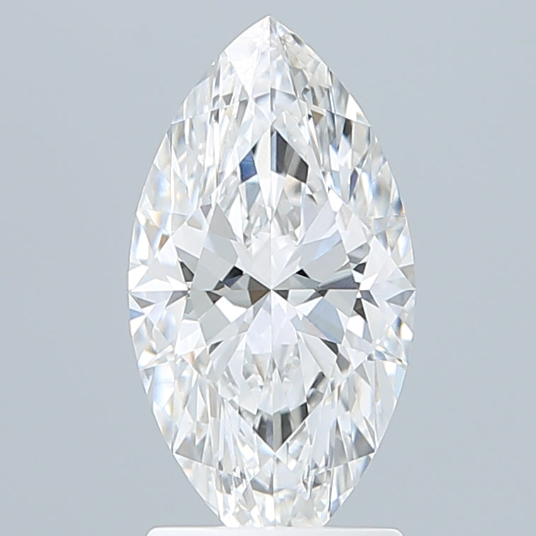 2.02 Carat Marquise Shaped, Ideal Cut, E Color, VVS2 Clarity, IGI Certified Lab Grown Diamond