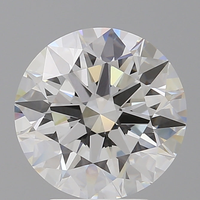 4.10 Carat Round Shaped, Ideal Cut, E Color, VVS2 Clarity, IGI Certified Lab Grown Diamond