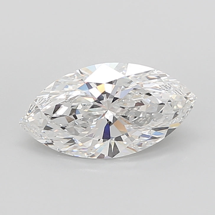 5.08 Carat Marquise Shaped, Ideal Cut, E Color, VVS2 Clarity, IGI Certified Lab Grown Diamond