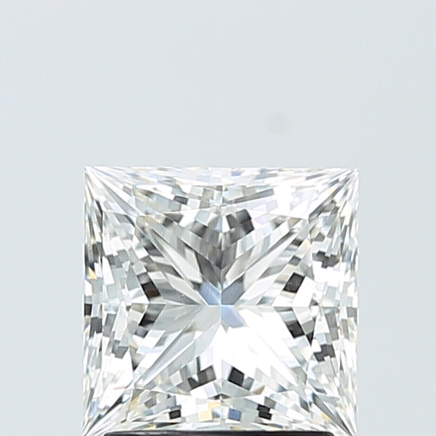 2.04 Carat Princess Shaped, Ideal Cut, E Color, VS1 Clarity, IGI Certified Lab Grown Diamond