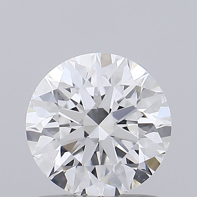 1.04 Carat Round Shaped, Ideal Cut, D Color, VVS2 Clarity, IGI Certified Lab Grown Diamond