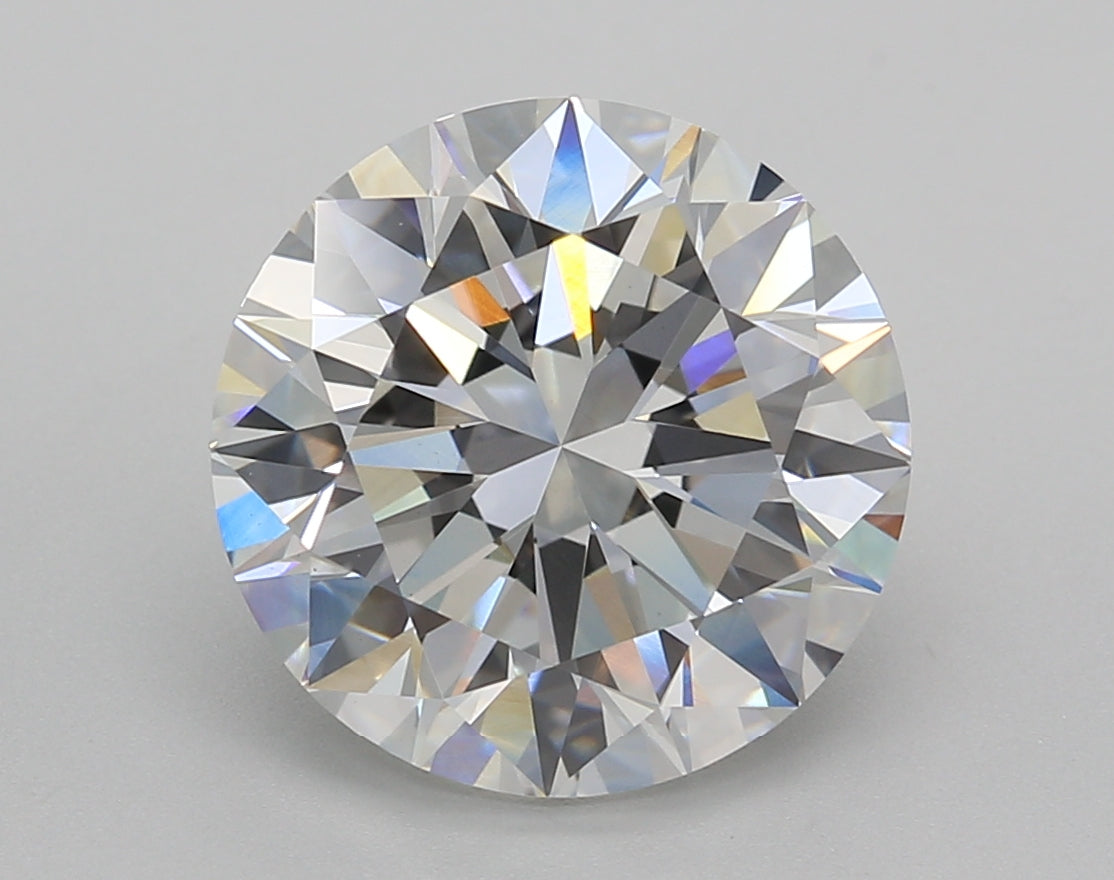 4.93 Carat Round Shaped, Excellent Cut, E Color, VVS2 Clarity, IGI Certified Lab Grown Diamond