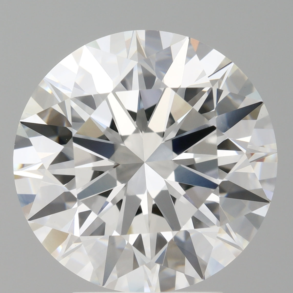 4.09 Carat Round Shaped, Ideal Cut, E Color, VVS2 Clarity, IGI Certified Lab Grown Diamond