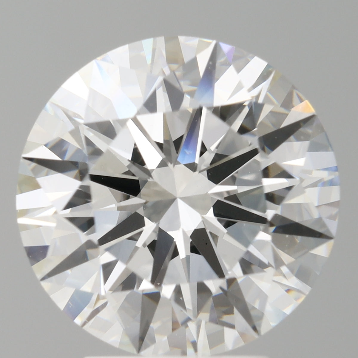 4.09 Carat Round Shaped, Ideal Cut, E Color, VVS2 Clarity, IGI Certified Lab Grown Diamond