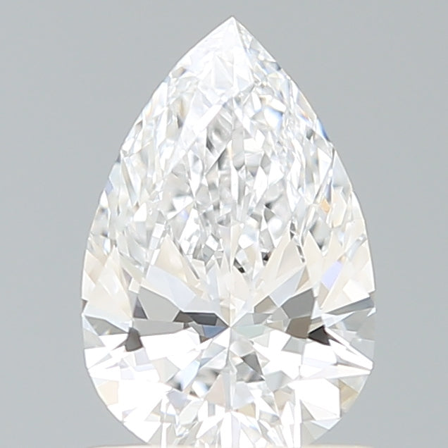 1.05 Carat Pear Shaped, Ideal Cut, E Color, VVS1 Clarity, IGI Certified Lab Grown Diamond