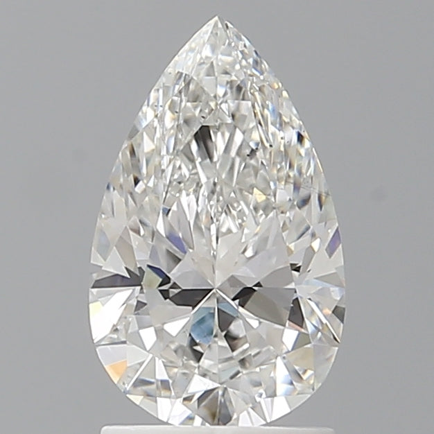 1.59 Carat Pear Shaped, Ideal Cut, F Color, VS2 Clarity, IGI Certified Lab Grown Diamond