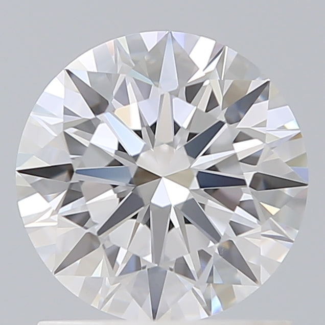 1.23 Carat Round Shaped, Ideal Cut, D Color, VVS2 Clarity, IGI Certified Lab Grown Diamond
