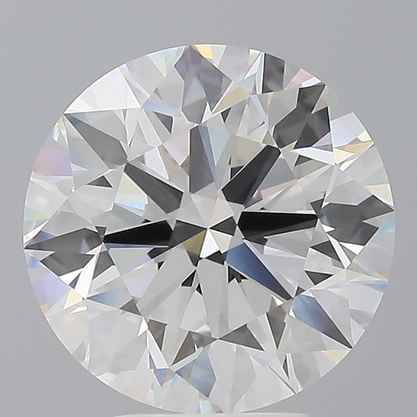 5.52 Carat Round Shaped, Ideal Cut, F Color, VVS2 Clarity, IGI Certified Lab Grown Diamond