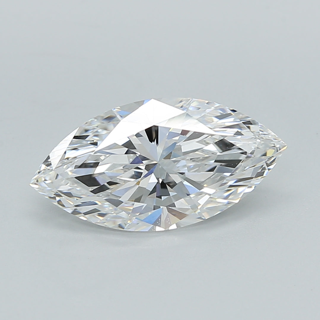 2.26 Carat Marquise Shaped, Ideal Cut, E Color, VVS2 Clarity, IGI Certified Lab Grown Diamond