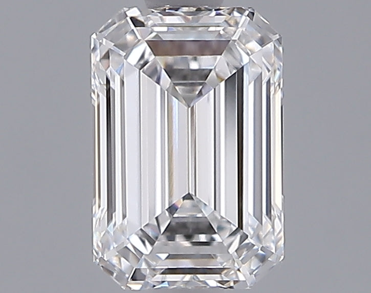 1.54 Carat Emerald Shaped, Ideal Cut, D Color, VVS1 Clarity, IGI Certified Lab Grown Diamond