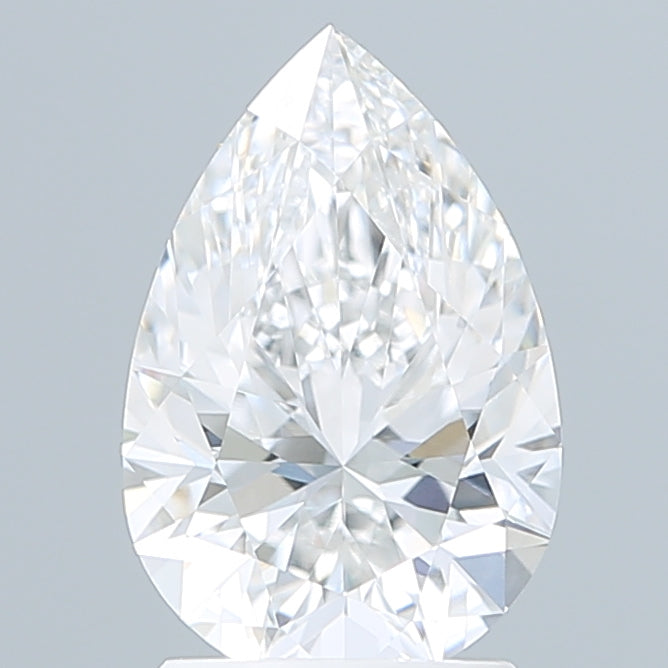 2.10 Carat Pear Shaped, Excellent Cut, E Color, VVS1 Clarity, IGI Certified Lab Grown Diamond