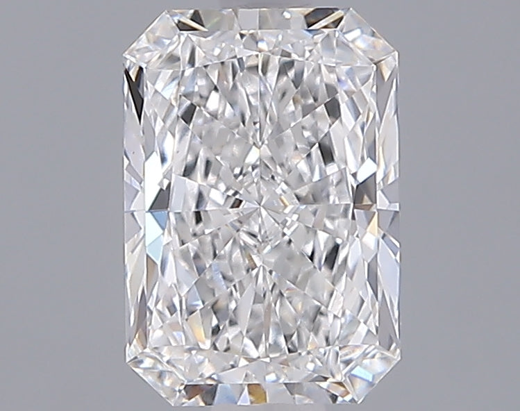 1.53 Carat Radiant Shaped, Ideal Cut, D Color, VS1 Clarity, IGI Certified Lab Grown Diamond