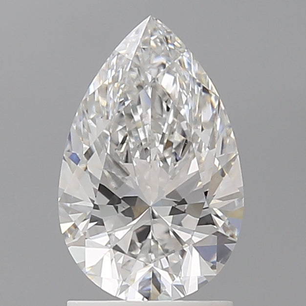 1.60 Carat Pear Shaped, Ideal Cut, E Color, VVS2 Clarity, IGI Certified Lab Grown Diamond