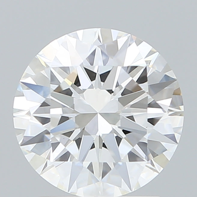 2.01 Carat Round Shaped, Excellent Cut, E Color, VVS2 Clarity, IGI Certified Lab Grown Diamond