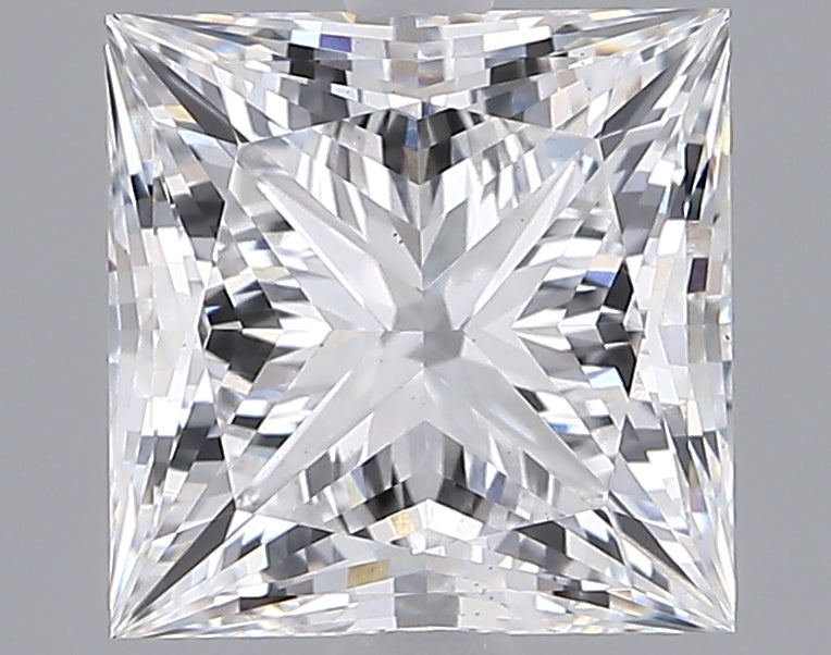 3.51 Carat Princess Shaped, Ideal Cut, D Color, VS1 Clarity, GIA Certified Lab Grown Diamond