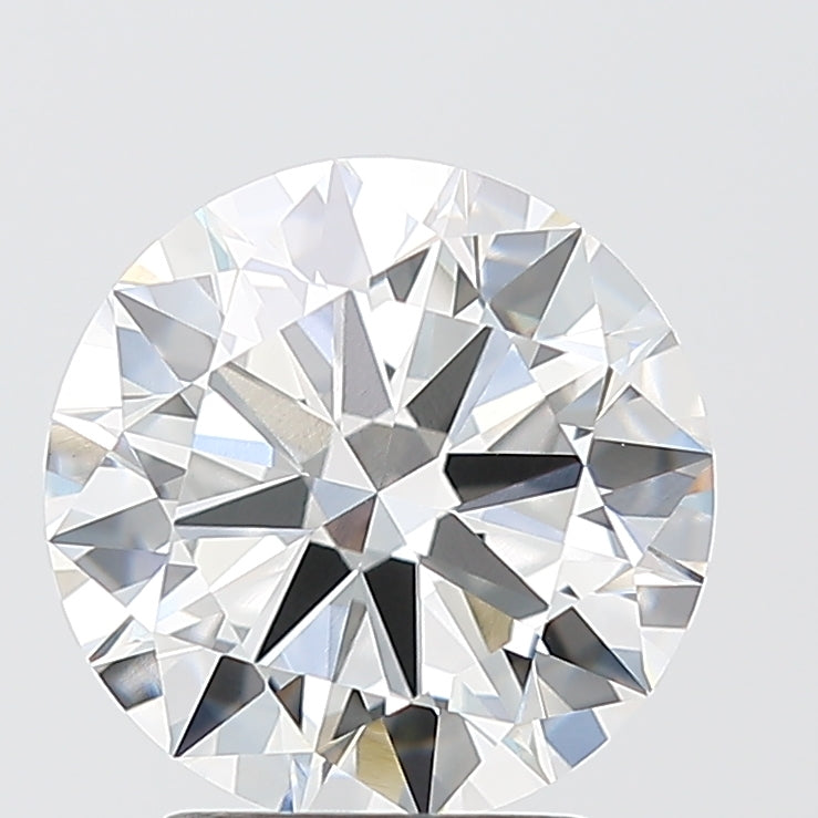 3.00 Carat Round Shaped, Excellent Cut, F Color, VVS2 Clarity, IGI Certified Lab Grown Diamond