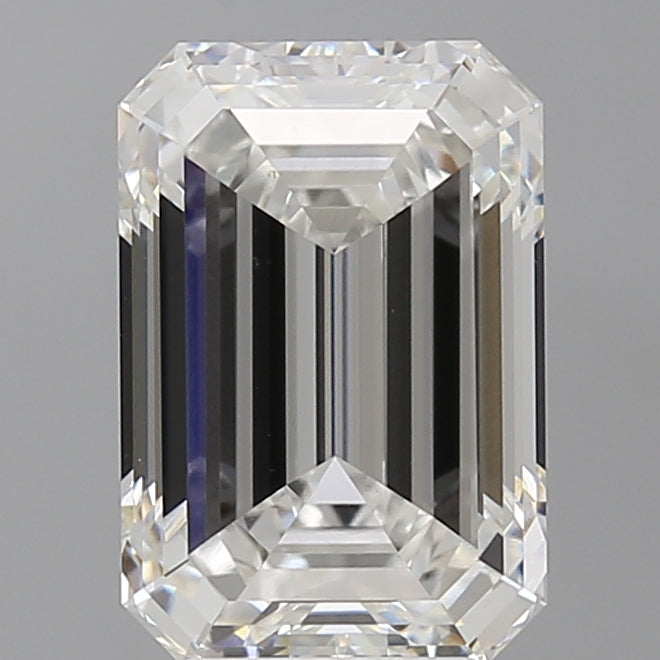 4.05 Carat Emerald Shaped, Ideal Cut, F Color, VS1 Clarity, IGI Certified Lab Grown Diamond