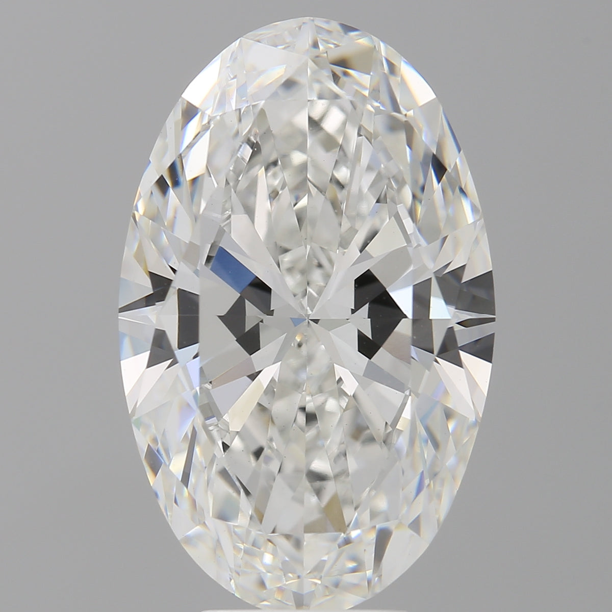 7.51 Carat Oval Shaped, Ideal Cut, F Color, VVS2 Clarity, IGI Certified Lab Grown Diamond