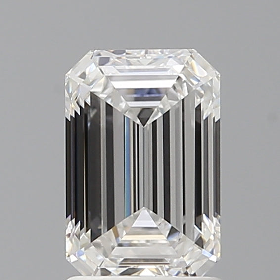 1.58 Carat Emerald Shaped, Ideal Cut, E Color, VVS2 Clarity, IGI Certified Lab Grown Diamond