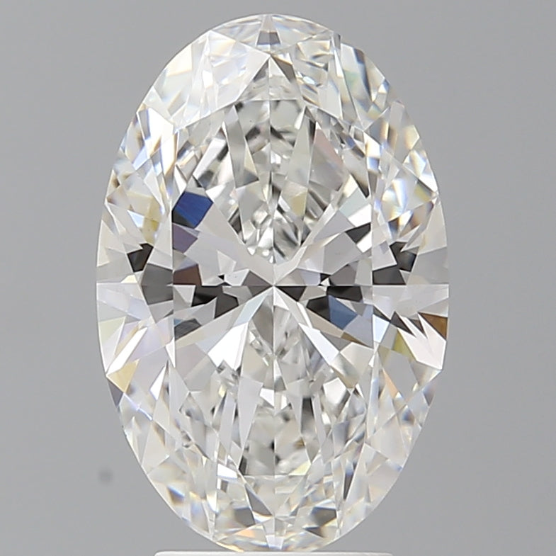 4.06 Carat Oval Shaped, Ideal Cut, E Color, VVS2 Clarity, IGI Certified Lab Grown Diamond