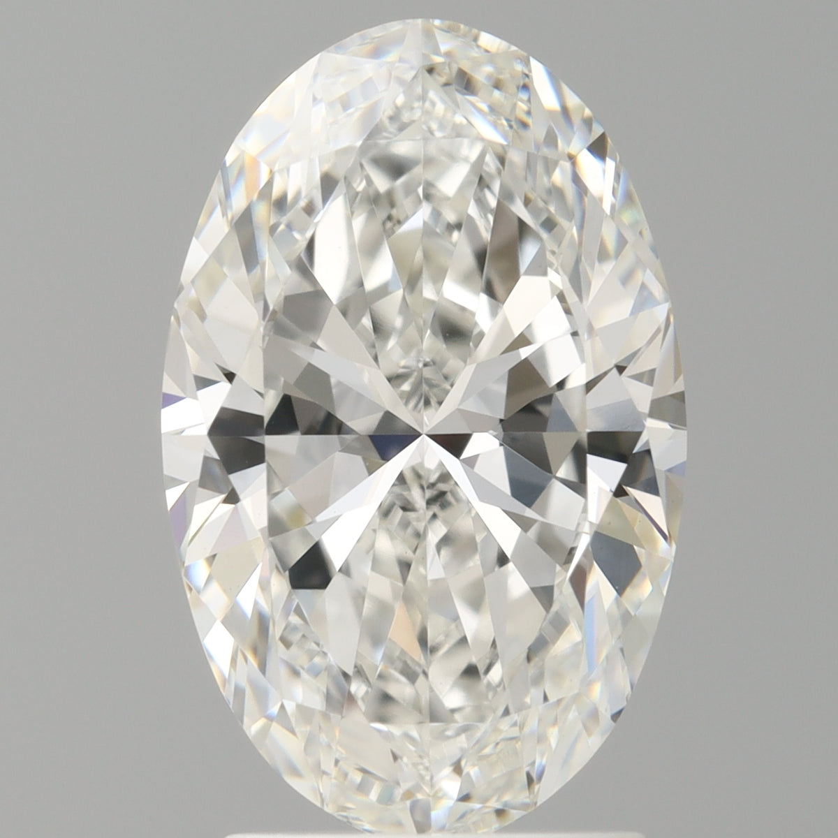 2.58 Carat Oval Shaped, Ideal Cut, F Color, VVS2 Clarity, IGI Certified Lab Grown Diamond