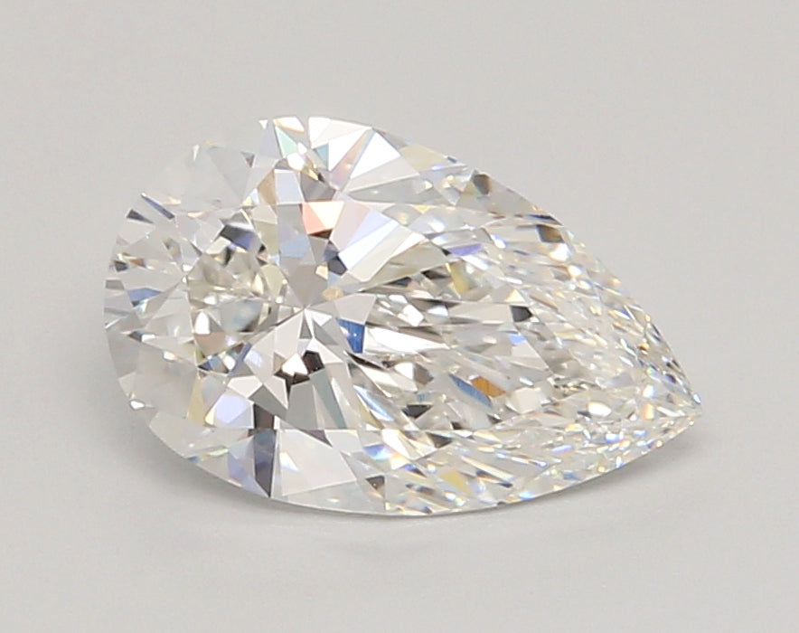 2.07 Carat Pear Shaped, Ideal Cut, E Color, VVS1 Clarity, IGI Certified Lab Grown Diamond