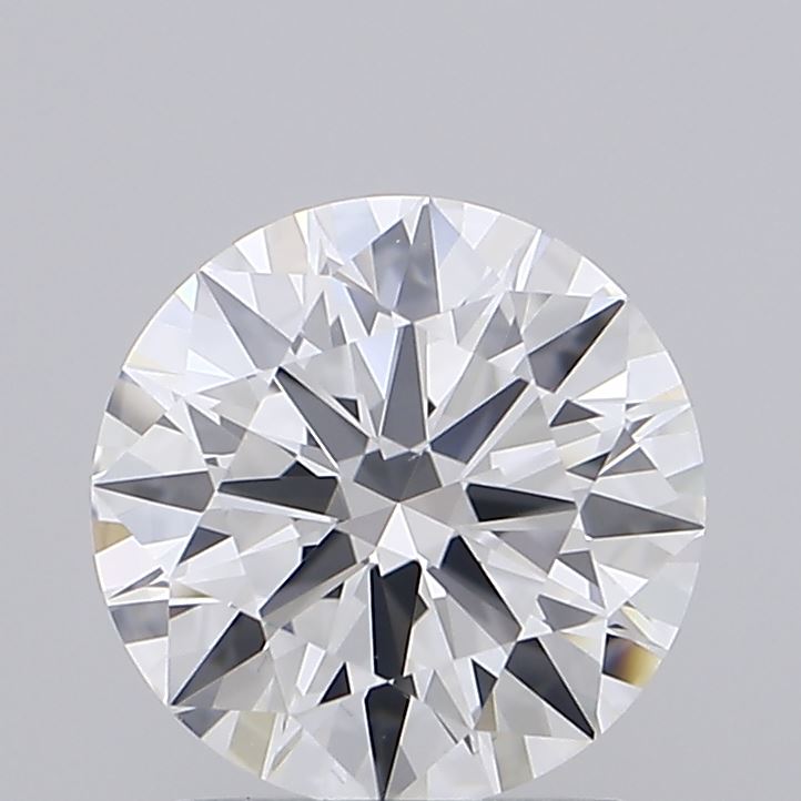 1.51 Carat Round Shaped, Ideal Cut, D Color, VS2 Clarity, IGI Certified Lab Grown Diamond