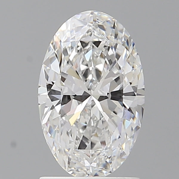 1.58 Carat Oval Shaped, Ideal Cut, D Color, VVS2 Clarity, IGI Certified Lab Grown Diamond