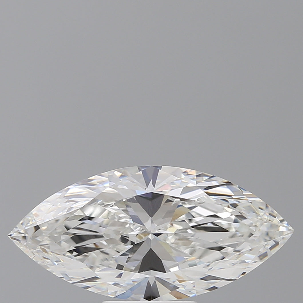4.40 Carat Marquise Shaped, Ideal Cut, F Color, VVS2 Clarity, IGI Certified Lab Grown Diamond