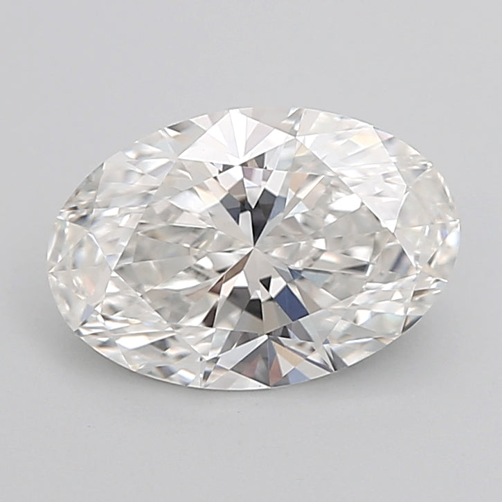 2.74 Carat Oval Shaped, Ideal Cut, F Color, VVS2 Clarity, IGI Certified Lab Grown Diamond