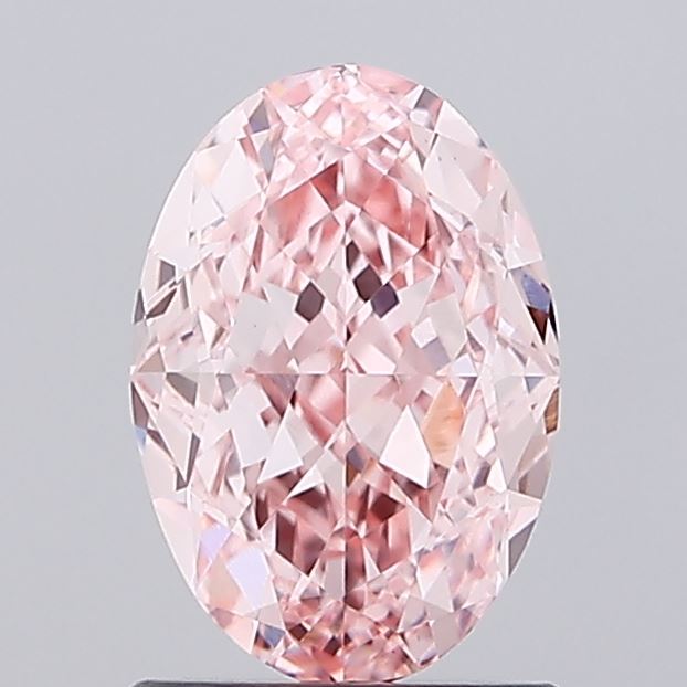1.53 Carat Oval Shaped, Excellent Cut, VVS2 Clarity, IGI Certified Lab Grown Diamond