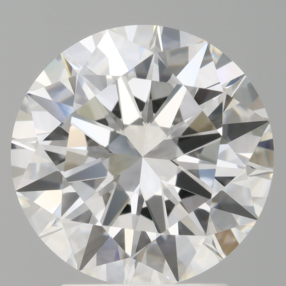 3.01 Carat Round Shaped, Excellent Cut, E Color, VVS2 Clarity, IGI Certified Lab Grown Diamond