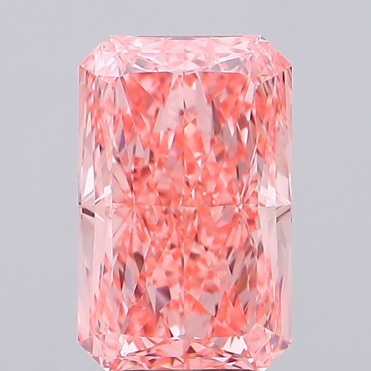 4.11 Carat Radiant Shaped, Excellent Cut, VS1 Clarity, IGI Certified Lab Grown Diamond
