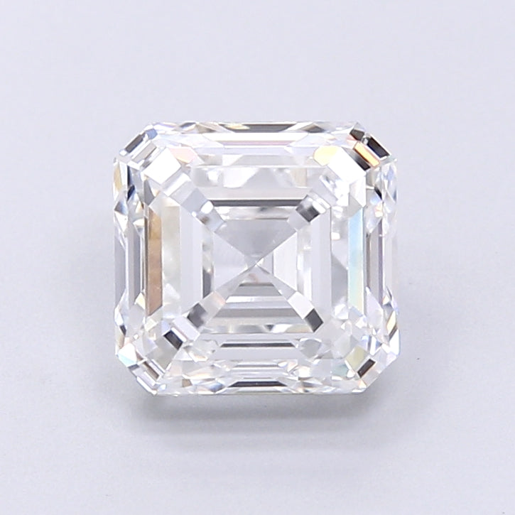 2.86 Carat Asscher Shaped, Very Good Cut, D Color, VVS1 Clarity, IGI Certified Lab Grown Diamond