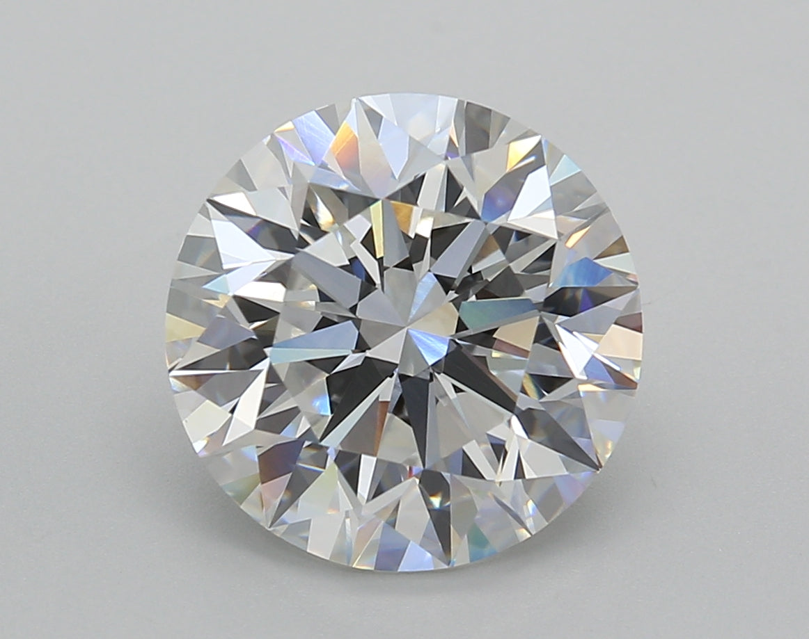 5.02 Carat Round Shaped, Excellent Cut, E Color, VVS2 Clarity, IGI Certified Lab Grown Diamond