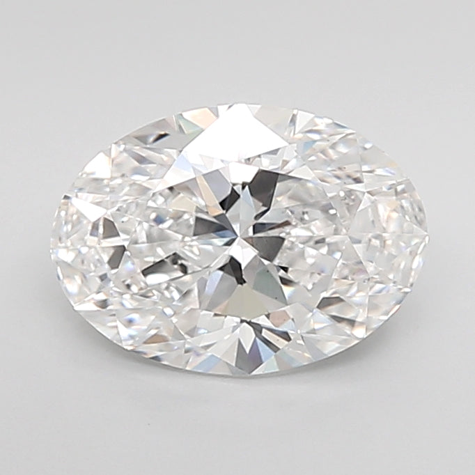 2.05 Carat Oval Shaped, Ideal Cut, D Color, VS1 Clarity, IGI Certified Lab Grown Diamond