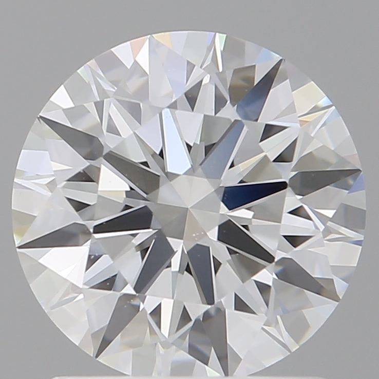 1.59 Carat Round Shaped, Ideal Cut, D Color, VVS2 Clarity, IGI Certified Lab Grown Diamond
