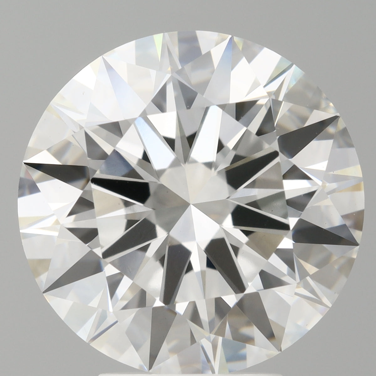 5.05 Carat Round Shaped, Ideal Cut, F Color, VS1 Clarity, IGI Certified Lab Grown Diamond