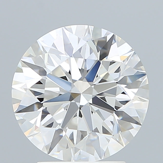 3.07 Carat Round Shaped, Excellent Cut, F Color, VS1 Clarity, IGI Certified Lab Grown Diamond