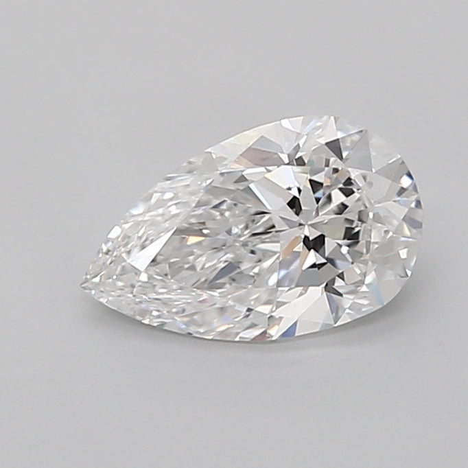 1.04 Carat Pear Shaped, Excellent Cut, D Color, VVS2 Clarity, IGI Certified Lab Grown Diamond