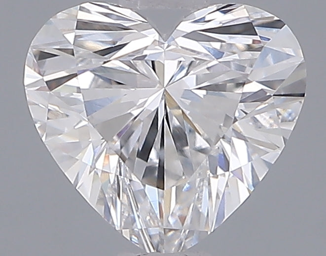1.06 Carat Heart Shaped, Ideal Cut, D Color, VVS2 Clarity, IGI Certified Lab Grown Diamond