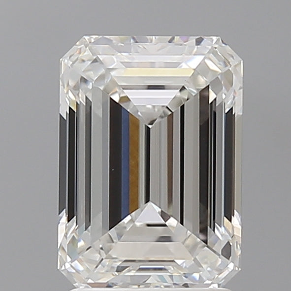 2.53 Carat Emerald Shaped, Ideal Cut, E Color, VVS2 Clarity, IGI Certified Lab Grown Diamond