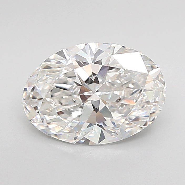 2.01 Carat Oval Shaped, Ideal Cut, F Color, VVS1 Clarity, IGI Certified Lab Grown Diamond