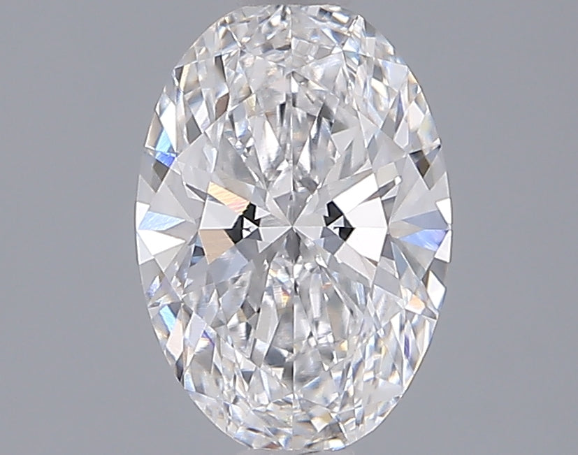 1.54 Carat Oval Shaped, Ideal Cut, D Color, VVS2 Clarity, IGI Certified Lab Grown Diamond
