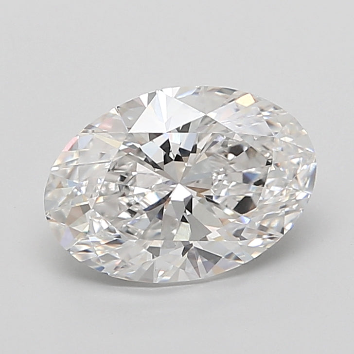 3.09 Carat Oval Shaped, Ideal Cut, E Color, VVS2 Clarity, IGI Certified Lab Grown Diamond