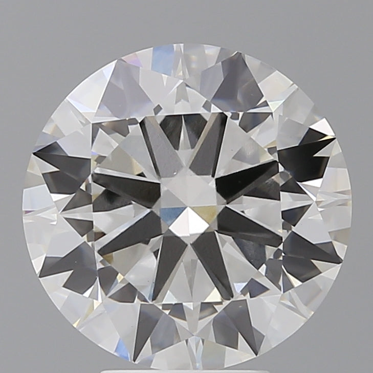 5.53 Carat Round Shaped, Excellent Cut, F Color, VVS2 Clarity, IGI Certified Lab Grown Diamond
