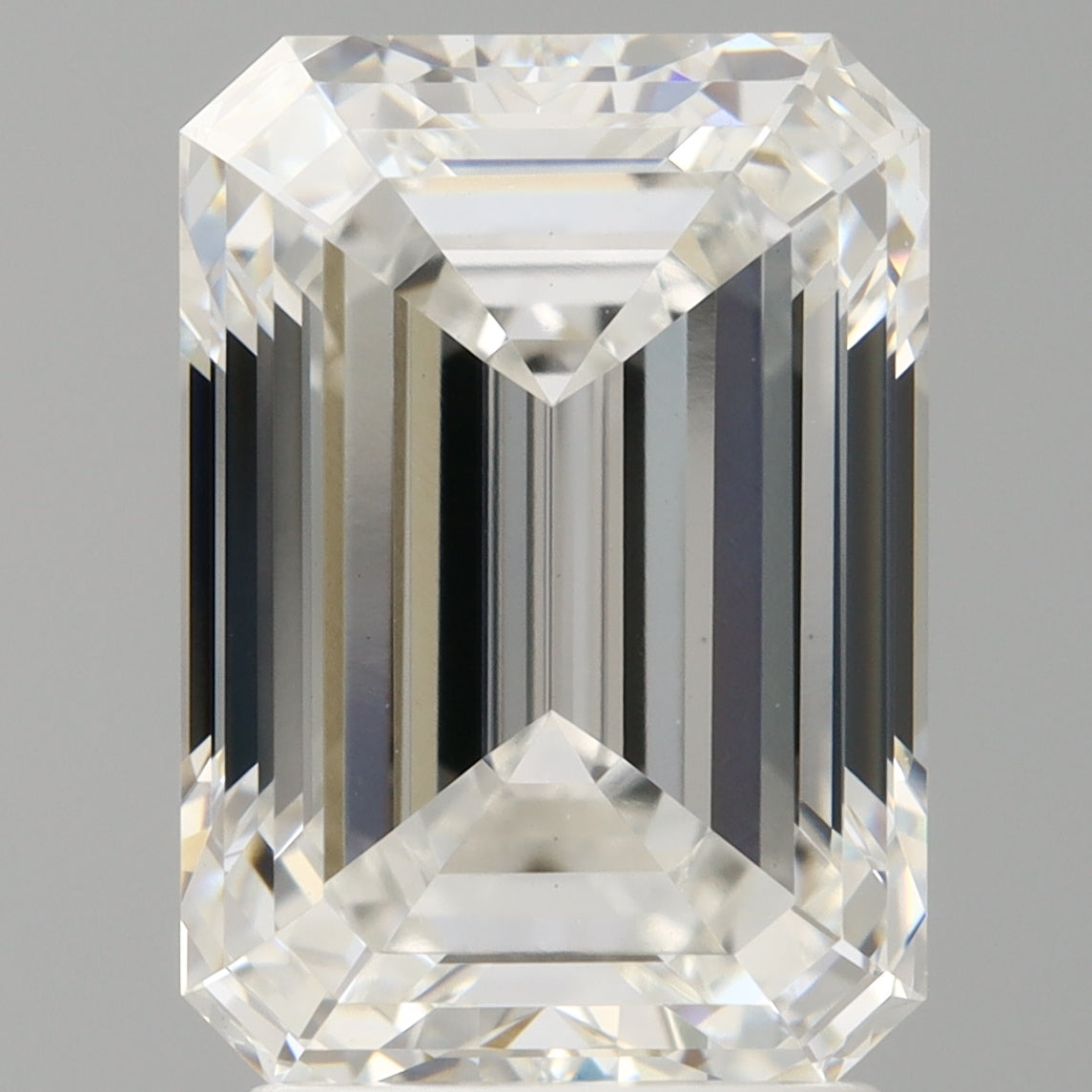 3.06 Carat Emerald Shaped, Ideal Cut, F Color, VVS2 Clarity, IGI Certified Lab Grown Diamond
