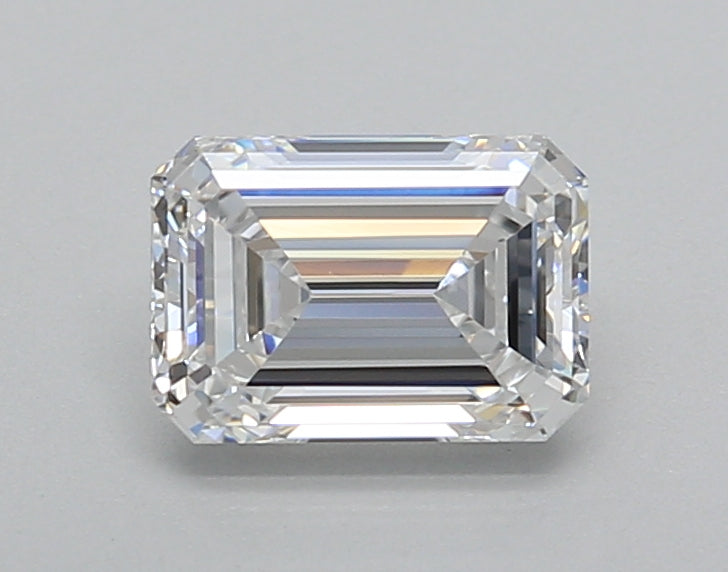 1.02 Carat Emerald Shaped, Excellent Cut, D Color, VVS1 Clarity, IGI Certified Lab Grown Diamond
