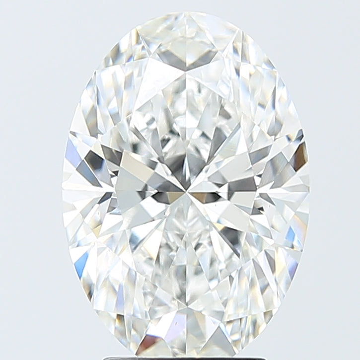 4.09 Carat Oval Shaped, Excellent Cut, F Color, VS2 Clarity, IGI Certified Lab Grown Diamond
